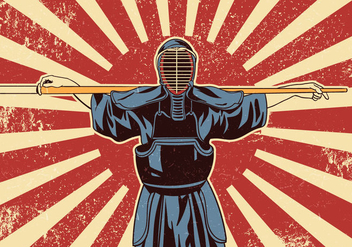 Kendo Sword Martial Arts Fighters - Kostenloses vector #409531