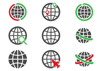Globus Icons - Kostenloses vector #410561