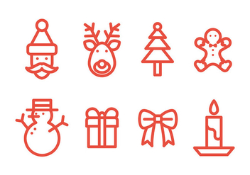 Free Christmas Icons Vector - vector gratuit #410771 