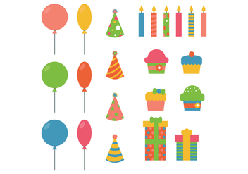 Party Favors Elements - Free vector #410981