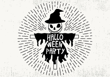 Free Halloween Party Vector Illustration - Free vector #411281