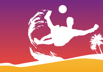 Beach Soccer Cup - бесплатный vector #411671