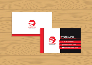 Name Card Template Free Vector - Free vector #412331