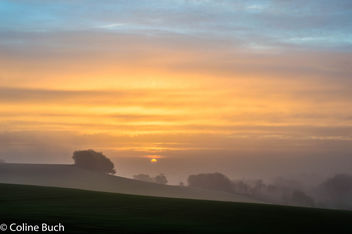 Sunrise in the mist - image #413131 gratis