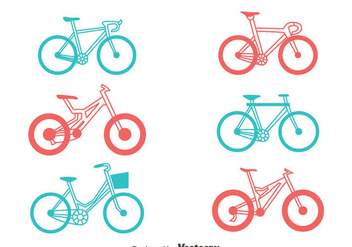 Bicycle Vector Set - Kostenloses vector #413491