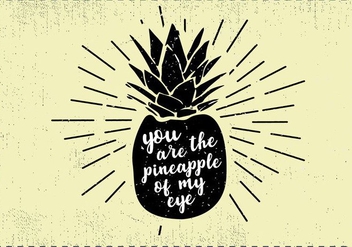 Free Hand Drawn PineappleFruit Background - Free vector #413551
