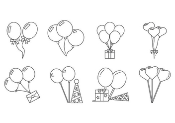 Free Balloon Icon Vector - vector gratuit #413841 