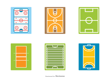 Free Sport Field Vector Icons - Free vector #414801