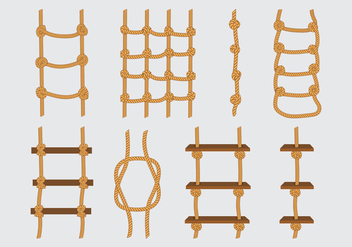 Rope Ladder Icons - бесплатный vector #415181
