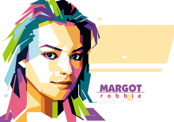 Margot Robbie - Hollywood Life - WPAP - vector gratuit #415411 