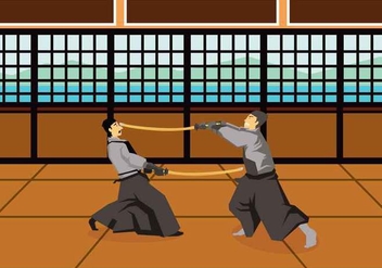 Free Kendo Illustration - Kostenloses vector #415431