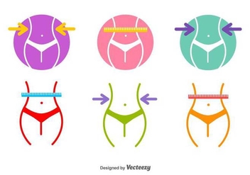 Slimming Vector Icons - Free vector #416891