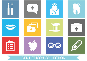 Dentist Icon Collection - vector gratuit #417791 