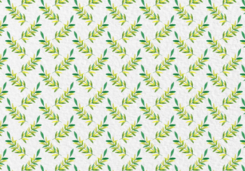 Free Vector Watercolor Leaves Seamless Pattern - Kostenloses vector #418861