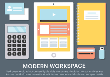 Free Business Workspace Vector Elements - Free vector #419071