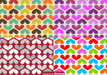 Vector Hearts Seamless Pattern - Free vector #419301