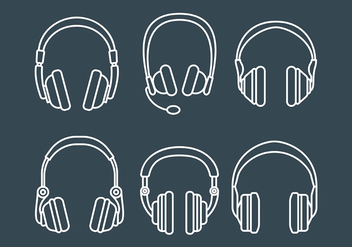 Free Head Phone Icons Vector - Free vector #419731