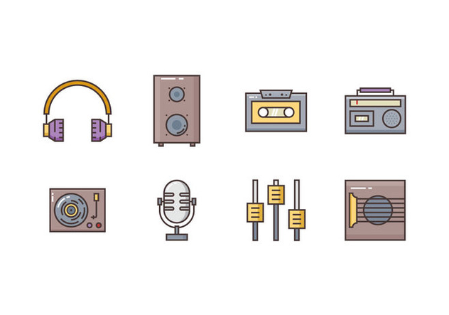 Free Music Icons - Kostenloses vector #419751