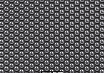 Vector Seamless Pattern Of Metallic Balls - бесплатный vector #419911