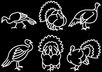 Free Wild Turkey Icons Vector - Free vector #420151