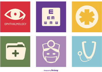 Optometry Vector Icon Collection - Free vector #421291