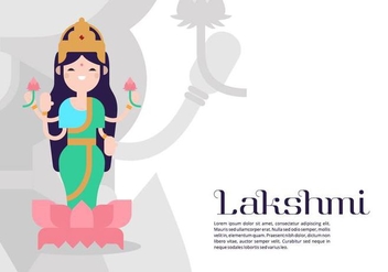 Lakshmi Background - vector gratuit #421571 