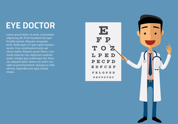 Eye Doctor Character Vector - бесплатный vector #421701