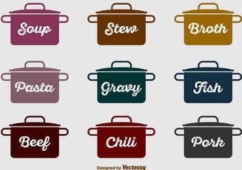 Kitchen Vector Icons - Free vector #422861