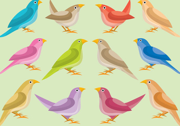 Colorful Nightingale - Free vector #425271