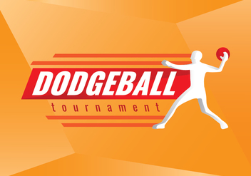 Free Dodgeball Tournament Vector Logo - vector gratuit #425311 