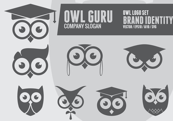 Geek Owl Logo - vector #425851 gratis