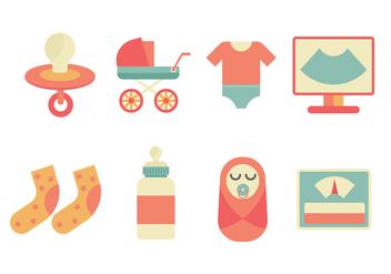 Free Maternity Vector Icons - Free vector #426831
