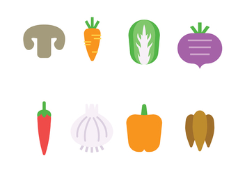 Vegetables Icon Vector - Kostenloses vector #427111