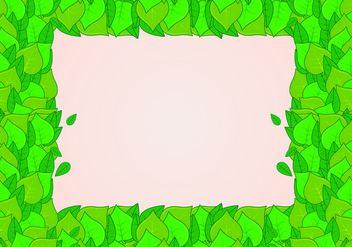 Background of natural green leaves - vector #427621 gratis