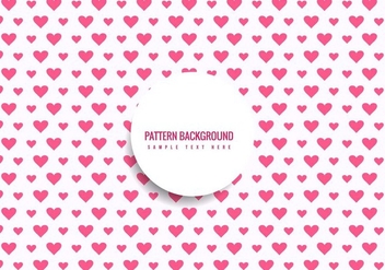 Free Vector Hearts Pattern Background - Kostenloses vector #428061