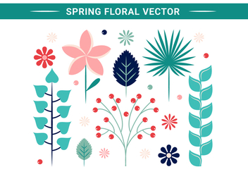 Free Spring Flowers Vector Design - Kostenloses vector #428701