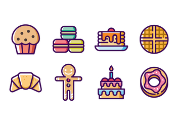 Bakery Icon Set - бесплатный vector #428831