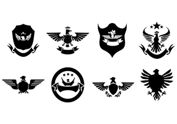 Free Eagle Badges And Logo Collection Vector - vector gratuit #428841 
