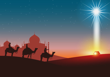 Happy Epiphany Days Vector Background - Free vector #428851