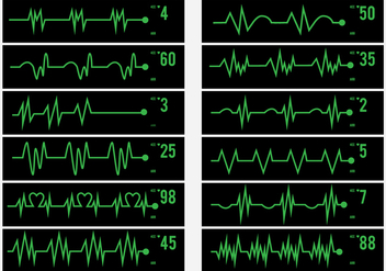 Electrical Activity Human Pulse Icon - Free vector #429221