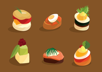 Canapes Cuisine Free Vector - Free vector #429241