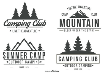 Camping Logo Collection - vector gratuit #429251 