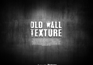 Old Dark Wall Texture - Vector - Kostenloses vector #429891