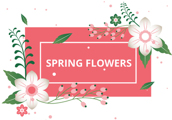 Free Spring Season Vector Background - бесплатный vector #430071