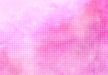 Free Vector Pink Halftone Background - бесплатный vector #431541