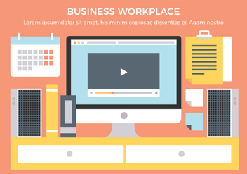 Free Business Workplace Vector Elements - Free vector #431911