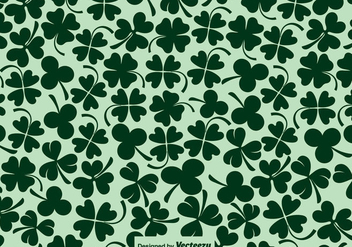 Vector Clover Icons Seamless Pattern - vector gratuit #432281 