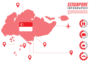 Singapore Infographic - vector #432511 gratis