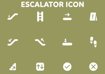 Stair And Gateway Vector Icon Pack - vector gratuit #432661 