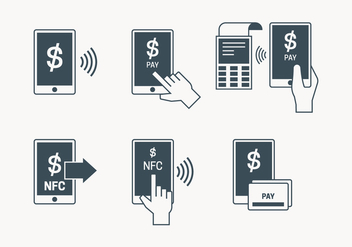 NFC Payment icon - vector #432691 gratis